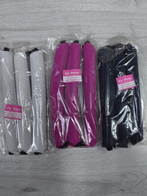 Ana Sayfa 33 Alternative view of Ekonomik Paket: 100 Adet 3'lü Çıtçıtlı Bigudi | Canlı Renkler