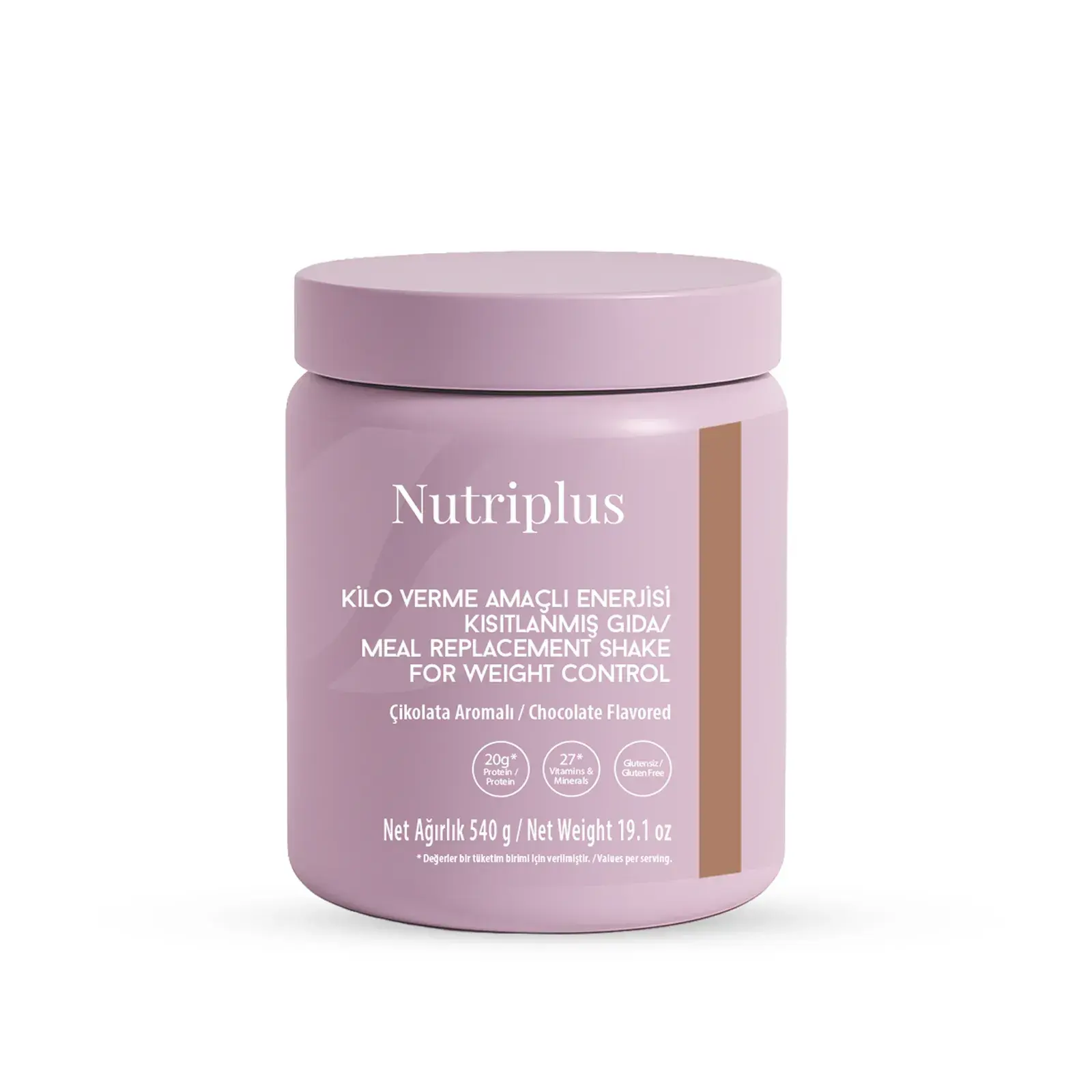 1000751_400.webp Nutriplus Çikolata Aromalı Kilo Verme Amaçlı Enerjisi Kısıtlanmış Gıda - 540 gr - Görsel 1