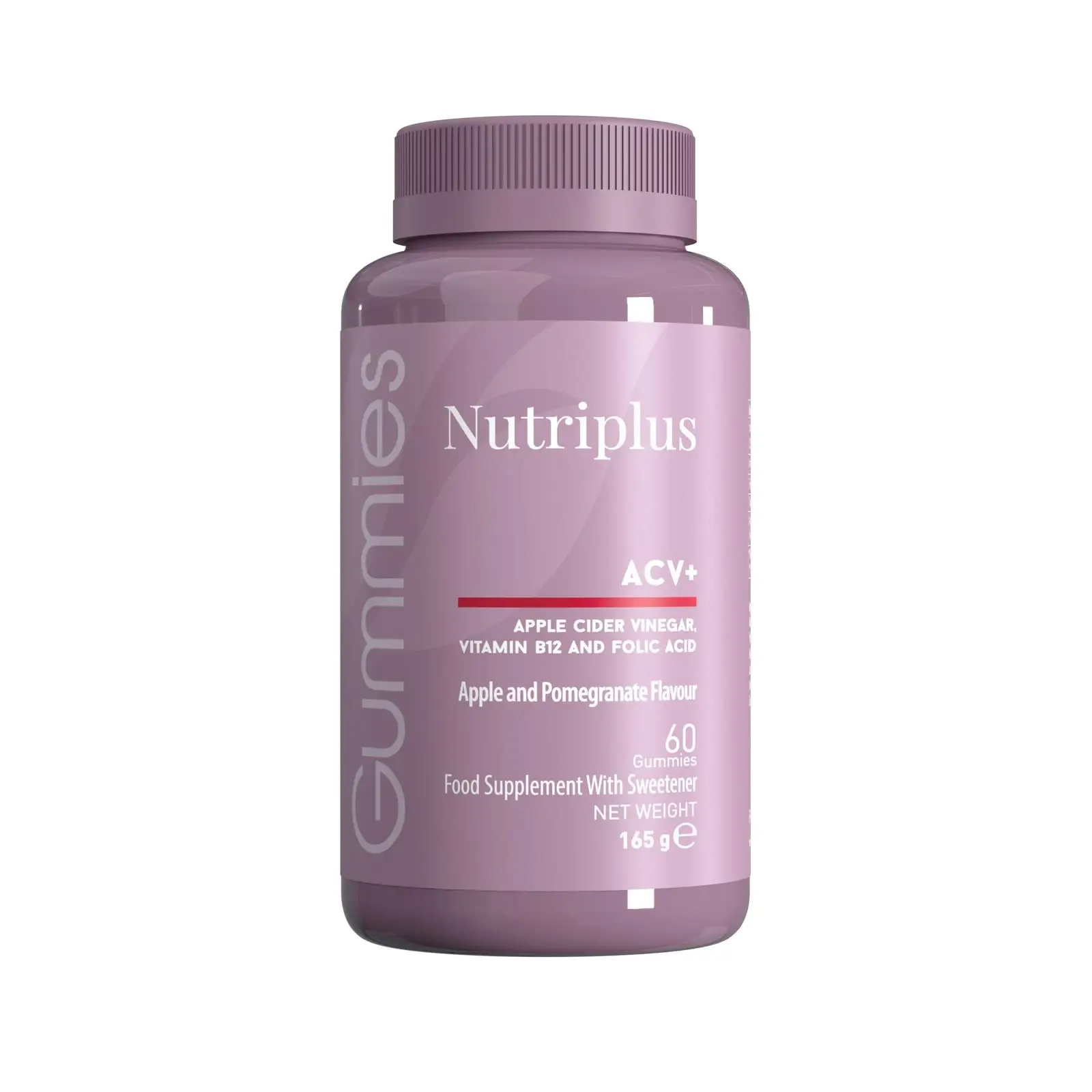 1001637_400.webp Nutriplus Elma Sirkesi Aromalı Gummy 60 Adet - Görsel 1
