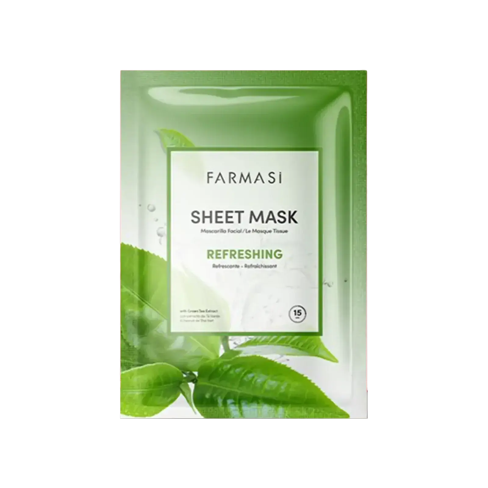 1002249_400.webp 5'li Refreshing Yeşil Çaylı Kağıt Maske 28 gr - Görsel 1